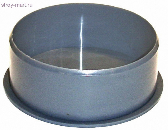 Заглушка канализационная - серая НПВХ Ду110 Заглушка канализационная - серая НПВХ Ду110