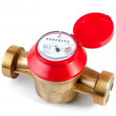 Счётчик х/в и г/в крыльчатый одноструйный ОСВУ Нептун Ду 40 Ру16 90С резьба в комплекте ПК Прибор - 030-0370 Счётчик х/в и г/в крыльчатый одноструйный ОСВУ Нептун Ду 40 Ру16 90С резьба в комплекте ПК Прибор - 030-0370