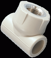 Тройник PP-R комбинированн серый Дн 25x1/2 ВР Firat - 4606034033470 Тройник PP-R комбинированн серый Дн 25x1/2 ВР Firat - 4606034033470