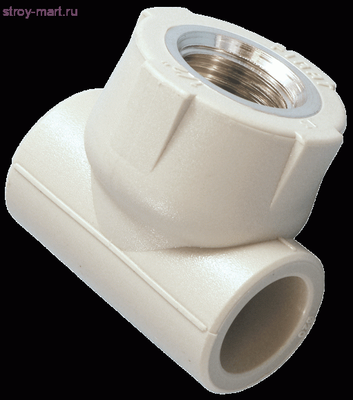 Тройник PP-R комбинированн серый Дн 25x1/2 ВР Firat - 4606034033470 Тройник PP-R комбинированн серый Дн 25x1/2 ВР Firat - 4606034033470