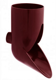 Отвод сливной Nicoll d=80mm, красный, RWS80R - С-000101155 Отвод сливной Nicoll d=80mm, красный, RWS80R - С-000101155