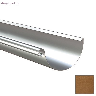 Lindab, Желоб полукруглый 150 мм*3 м (778) RAL 8003, медный металлик - С-000095923 Lindab, Желоб полукруглый 150 мм*3 м (778) RAL 8003, медный металлик - С-000095923