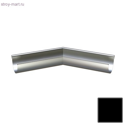 Lindab, Угол желоба внешний 135град, 125мм, (015) RAL 9011 чёрный - С-000087519 Lindab, Угол желоба внешний 135град, 125мм, (015) RAL 9011 чёрный - С-000087519