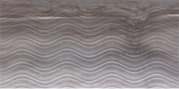Blast Декор серый рельефный K080015 30х60