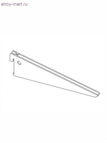Кронштейн двухрядный 270 мм «Белый» Кронштейн двухрядный 270 мм «Белый»