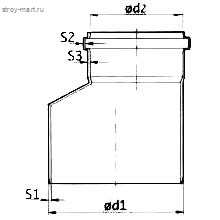 Переход НПВХ коричневый Дн 200х160 б/нап в комплекте - 027-1688 Переход НПВХ коричневый Дн 200х160 б/нап в комплекте - 027-1688