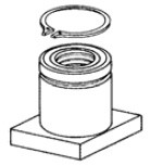 Запасная часть, резьбовая втулка для STBS BESSEY 3100579