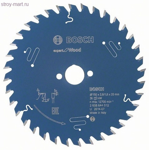 Цирк диск Expert for Wood 150x20x2.6/1.6x36T - 2608644012 Цирк диск Expert for Wood 150x20x2.6/1.6x36T - 2608644012