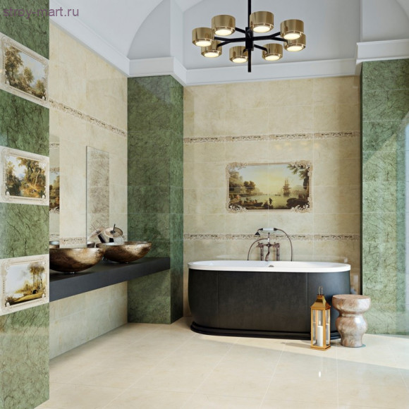 Rotterdam green 01 Бордюр 50х7,5 Rotterdam green 01 Бордюр 50х7,5