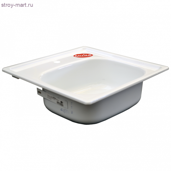 Мойка сталь эмалированная 500х500х0,6мм с кронштенами б/сифона Екатеринбург - 4606034170571 Мойка сталь эмалированная 500х500х0,6мм с кронштенами б/сифона Екатеринбург - 4606034170571