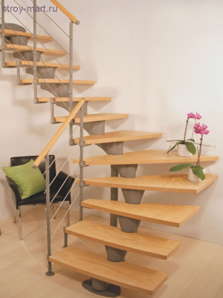 Винтовая лестиница Chicago 90 см прямая Винтовая лестиница Chicago 90 см прямая