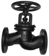 Клапан запорный чугунный Ду25 Ру16 м/м 15кч18п - 007-5048