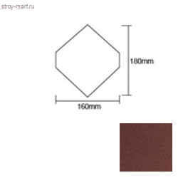 Заглушка V-образного конька Feroof 160х180 мм Red 2090 - С-000113636 Заглушка V-образного конька Feroof 160х180 мм Red 2090 - С-000113636