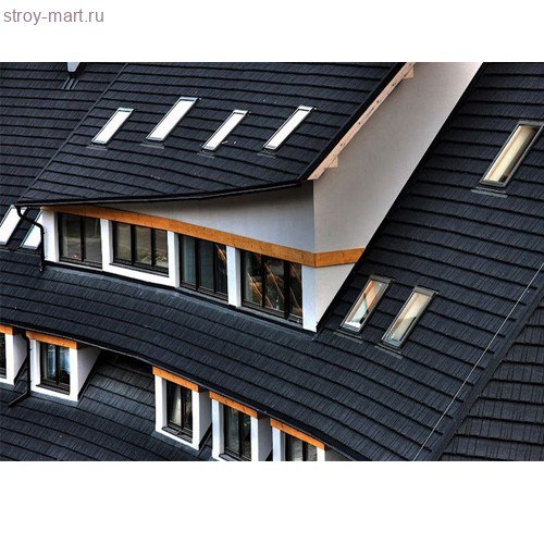 Черепица Decra Stratos Антрацит 1290ммх360мм (общ.пл. 0,390м2) - С-000112129 Черепица Decra Stratos Антрацит 1290ммх360мм (общ.пл. 0,390м2) - С-000112129