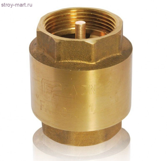 Клапан обратный пружинный муфтовый лат. Ду32 - AACA1112Z10004