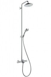 Croma 220 Showerpipe для ванны, поворотный держатель 400 мм, ?’ Croma 27223000 Croma 220 Showerpipe для ванны, поворотный держатель 400 мм, ?’ Croma 27223000