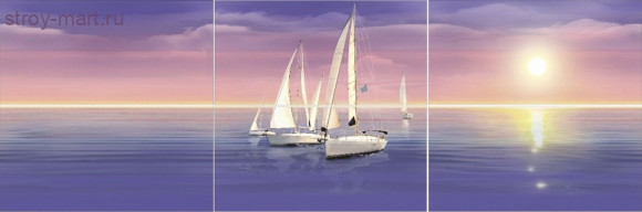 Парус Панно из 6 плиток ПН9ПС1 150х49,8