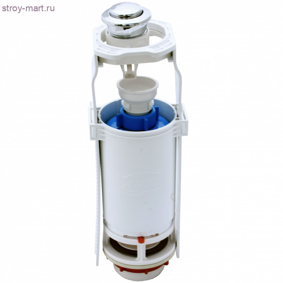 Арматура для бачка кнопка хром боковой подвод универсал АНИ Пласт WC7010C - 4607057966585