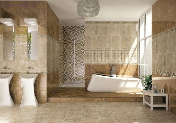 Кендо Плитка настенная бежевая 1045-0079 25х45 Кендо Плитка настенная бежевая 1045-0079 25х45