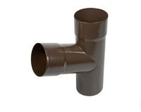 AS Тройник удлиненный 90/125 RAL 8017 коричневый - С-000099894 AS Тройник удлиненный 90/125 RAL 8017 коричневый - С-000099894