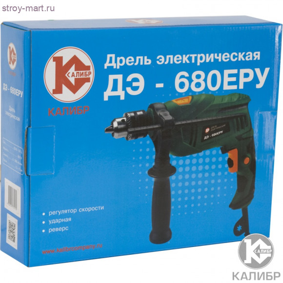 Эл. дрель "Калибр ДЭ- 680ЕРУ"