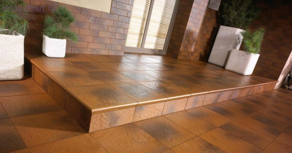 Semir Brown Ступень простая с капиносом структурная 30х33х1,1 Semir Brown Ступень простая с капиносом структурная 30х33х1,1