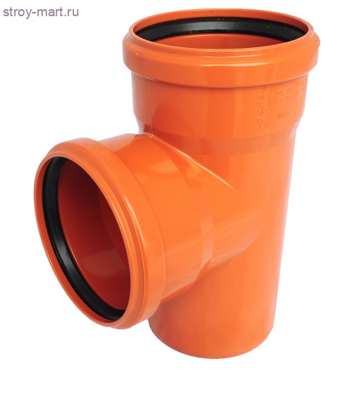 Тройник НПВХ коричневый Дн 110х110х45° б/нап в комплекте - 027-1713 Тройник НПВХ коричневый Дн 110х110х45° б/нап в комплекте - 027-1713