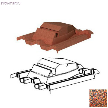 Кровельный вентилятор Milano GG2 (Antico - 751) - С-000115542 Кровельный вентилятор Milano GG2 (Antico - 751) - С-000115542