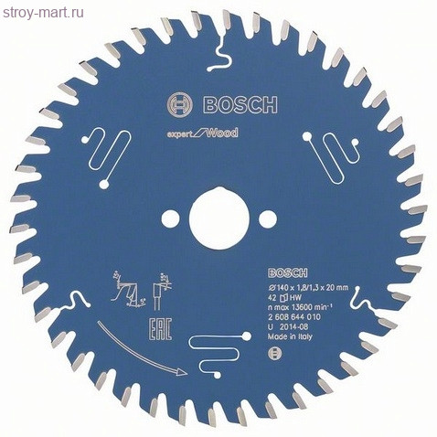 Цирк диск Expert for Wood 140x20x1.8/1.3x42T - 2608644010 Цирк диск Expert for Wood 140x20x1.8/1.3x42T - 2608644010