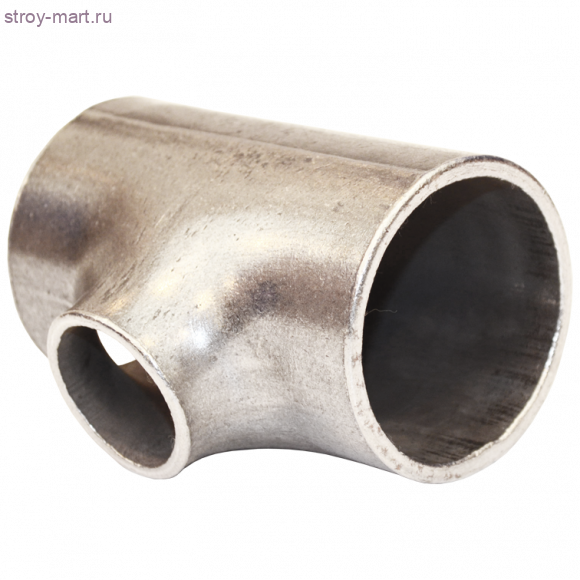 Тройник сталь переходной Дн 76x3,5-45х2,5 (Ду 65х40) под приварку бесшовный ГОСТ 17376-2001 - 027-6247