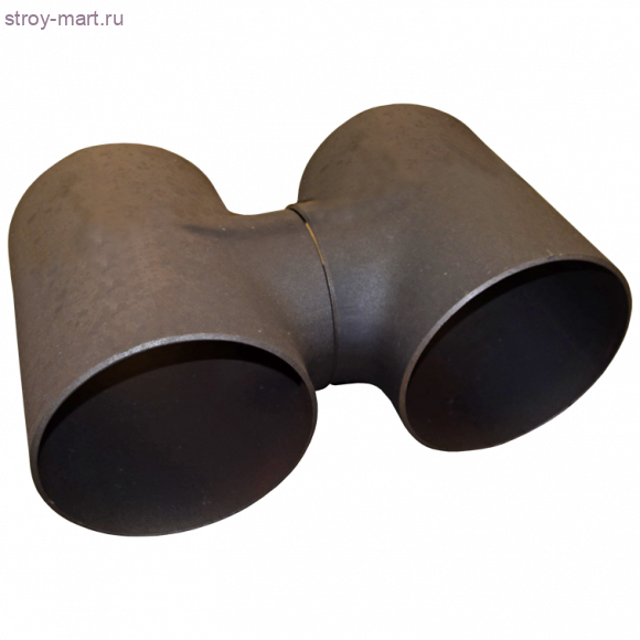 Тройник сталь переходной Дн 76x3,5-45х2,5 (Ду 65х40) под приварку бесшовный ГОСТ 17376-2001 - 027-6247