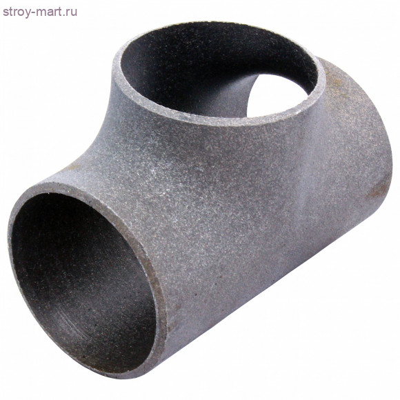 Тройник сталь переходной Дн 76x3,5-45х2,5 (Ду 65х40) под приварку бесшовный ГОСТ 17376-2001 - 027-6247