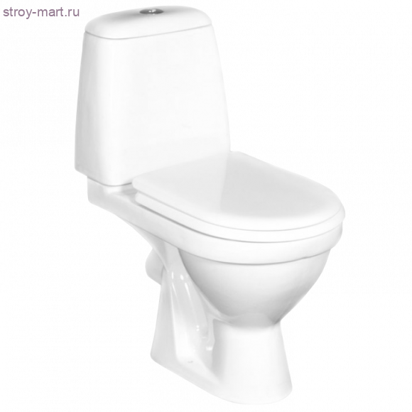 Унитаз-компакт Премьер зеленый декор 2/реж горизонт/выпуск в комплекте Кировская Керамика - 4606034156896