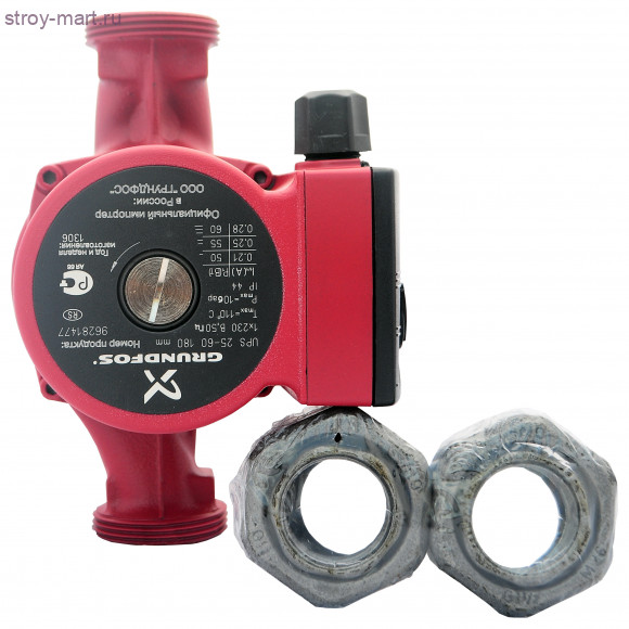 Насос циркуляционный UPS 25-70 в комплекте Grundfos 96621354, 525153 Насос циркуляционный UPS 25-70 в комплекте Grundfos 96621354, 525153