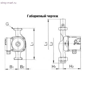 Насос циркуляционный UPS 25-70 в комплекте Grundfos 96621354, 525153 Насос циркуляционный UPS 25-70 в комплекте Grundfos 96621354, 525153
