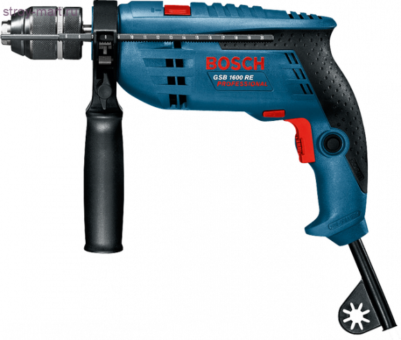 Ударная дрель Bosch GSB 1600 RE Professional - 601218121 Ударная дрель Bosch GSB 1600 RE Professional - 601218121