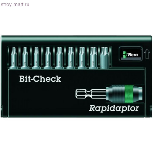 Набор бит 8667-9/Z TORX® Bit-Check – Rapidaptor 057115 - WE-057115 Набор бит 8667-9/Z TORX® Bit-Check – Rapidaptor 057115 - WE-057115
