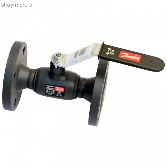 Кран шаровой сталь JIP Standartd Ду 25 Ру16 фл Danfoss 065N9622