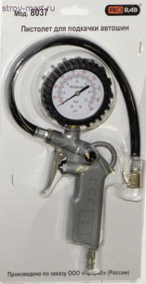 Пистолет для подкачки автошин Prorab 8037 Пистолет для подкачки автошин Prorab 8037