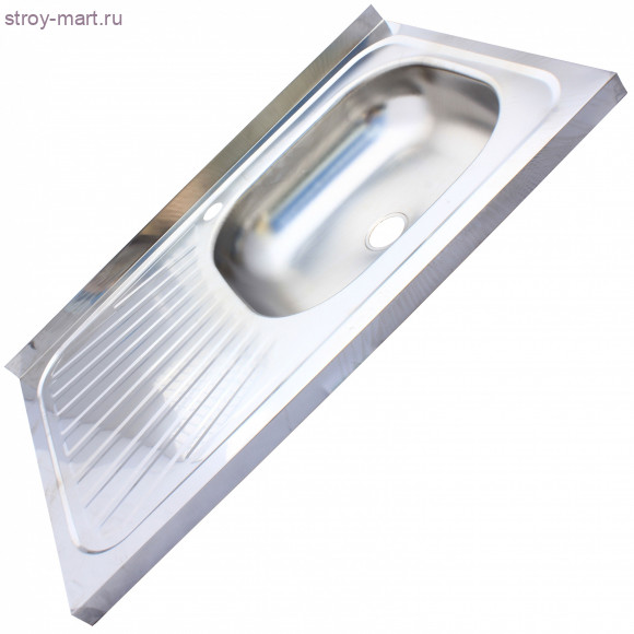 Мойка сталь нерж Трио накладн 600х600х0,4мм прав - 4606034151242 Мойка сталь нерж Трио накладн 600х600х0,4мм прав - 4606034151242