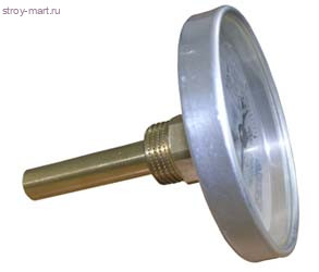 Термометр биметаллический осевой Дк100 L=40мм 120C ТБ100 Метер - 011-0130