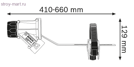 Системные принадлежности Bosch GDE max Professional - 1600A001G9