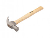 Молоток-гвоздодер, 450 г, боек 27 мм, деревянная рукоятка / SPARTA104205 - С-000119883