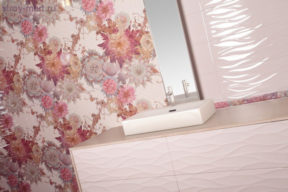 Cnt. 4/Flower Oro Siena Malva Бордюр 5х75 Cnt. 4/Flower Oro Siena Malva Бордюр 5х75