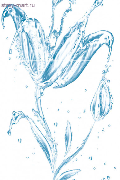 Aqua Flor Панно (из 3-х плиток ) 50х75 Aqua Flor Панно (из 3-х плиток ) 50х75
