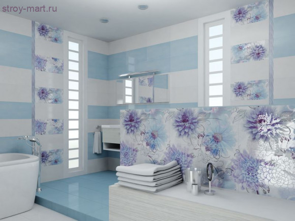 Aqua Flor Панно (из 3-х плиток ) 50х75 Aqua Flor Панно (из 3-х плиток ) 50х75