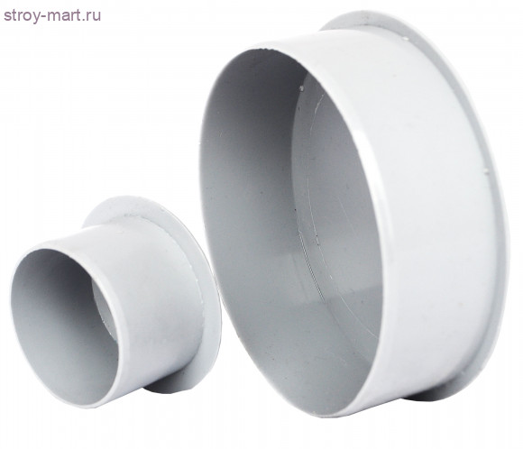 Заглушка PP-H серый Дн 110 - 4606034171257