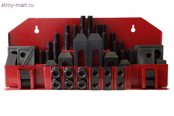 Комплект прихватов для 16-мм Т-образного паза Комплект прихватов для 16-мм Т-образного паза