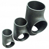 Тройник сталь переходной Дн 76x3,5-57х3,0 (Ду 65х50) под приварку бесшовный ГОСТ 17376-2001 - 027-4931