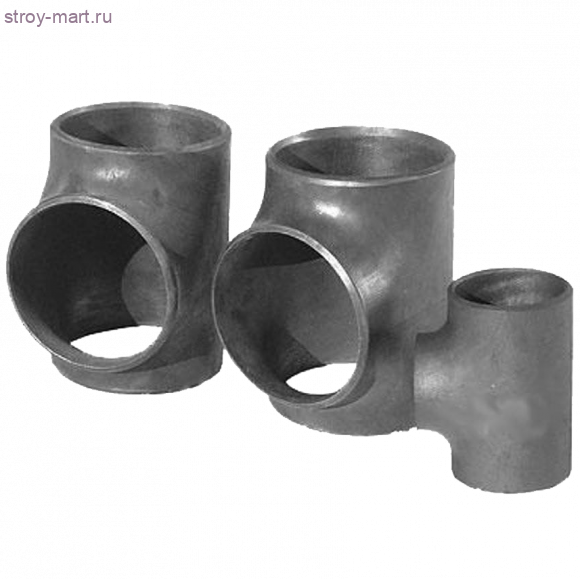 Тройник сталь переходной Дн 76x3,5-57х3,0 (Ду 65х50) под приварку бесшовный ГОСТ 17376-2001 - 027-4931